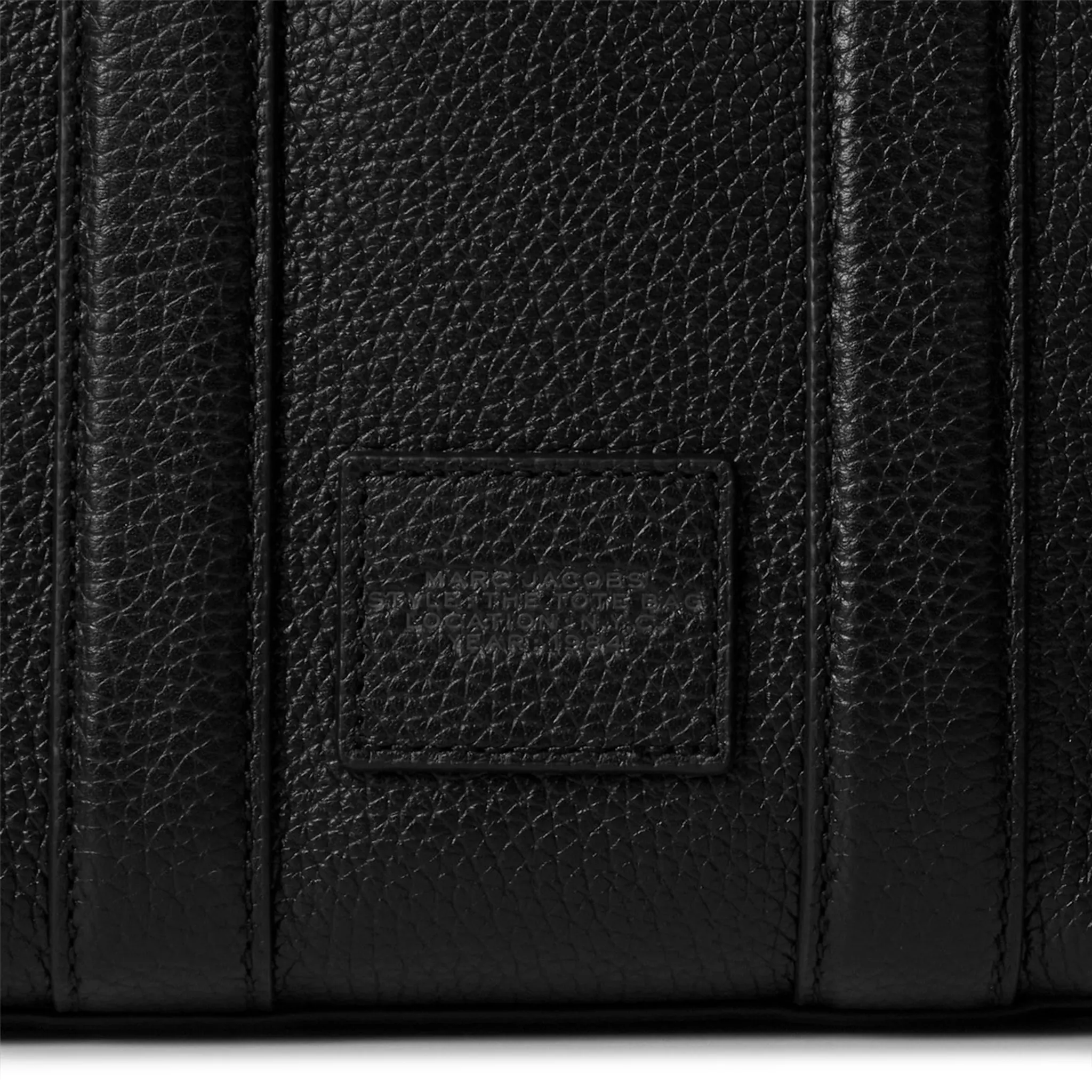 Detailed View of Mark Jacobs Small Leather Black Tote Bag H009L01SP21